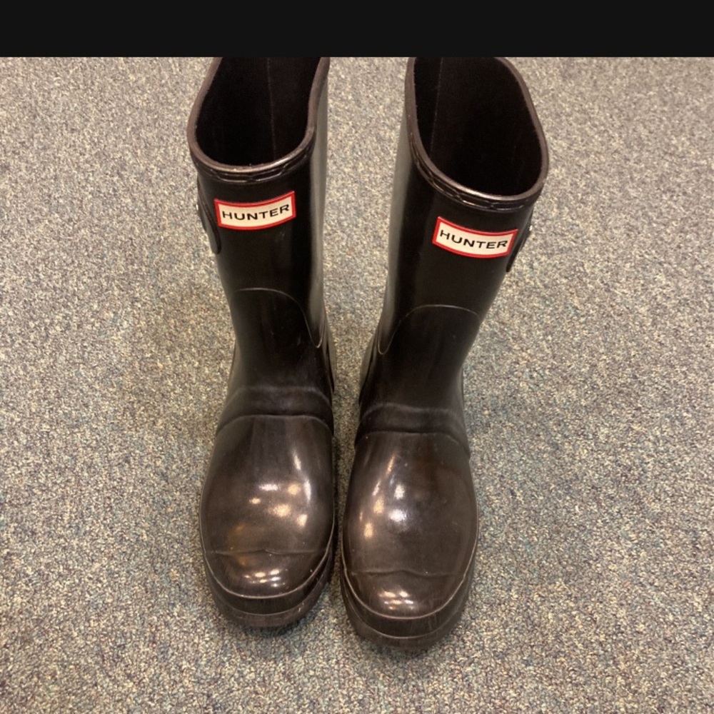 Hunter rain short boots Womens